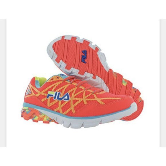 FILA Dimension Track 2 Energized Running Shoes Sneakers Coral Multi Sz.8.5 - Picture 4 of 10